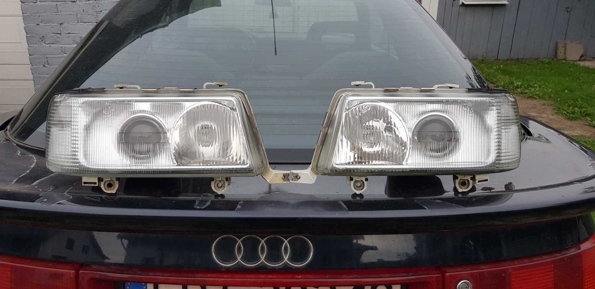 Lampy soczewkowe zespolone Audi Coupe Cabrio S2 V6 80 B4 RS2