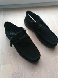 Clarks buty Courtlite Seam Black Suede