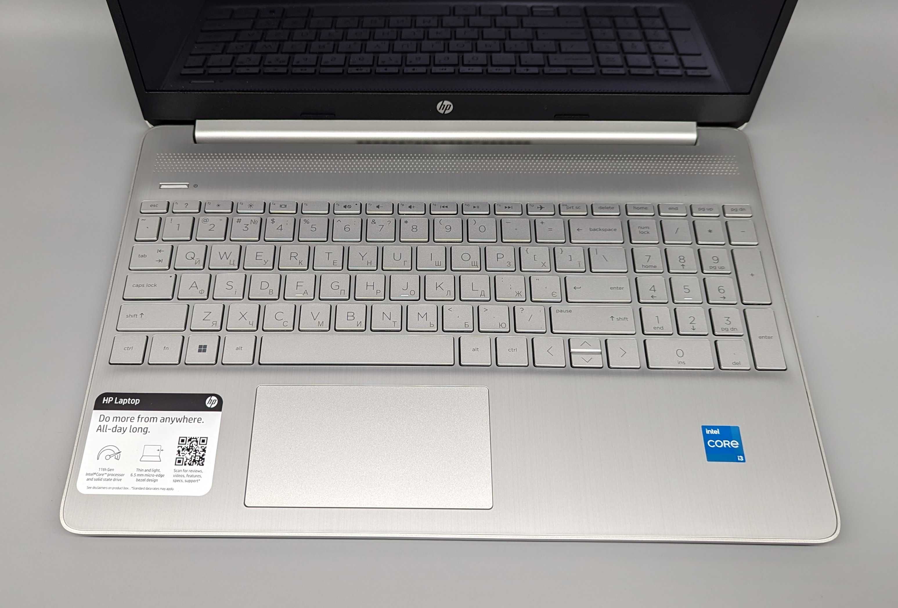 НОВИЙ HP 15-dy2702dx/15.6''TOUCH/Core i3-1115G4/16 GB/SSD 1000 GB