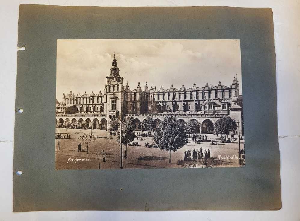 Stary Przedwojenny 1910 r. Album Krakowa Kraków 15 Zdjęć - Ilustracji