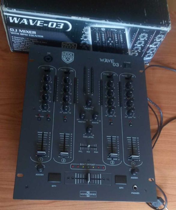 Mesa de mistura de DJ Kool Sound Wave-03