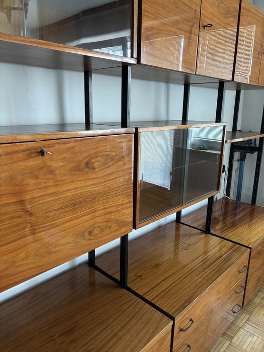 Meblościanka wysoki połysk prl regał