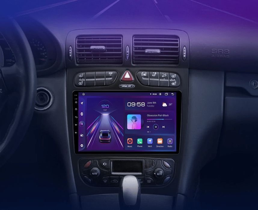 Radio nawigacja Mercedes Benz C CLK S203 W203 W209 A209 Android 6GB