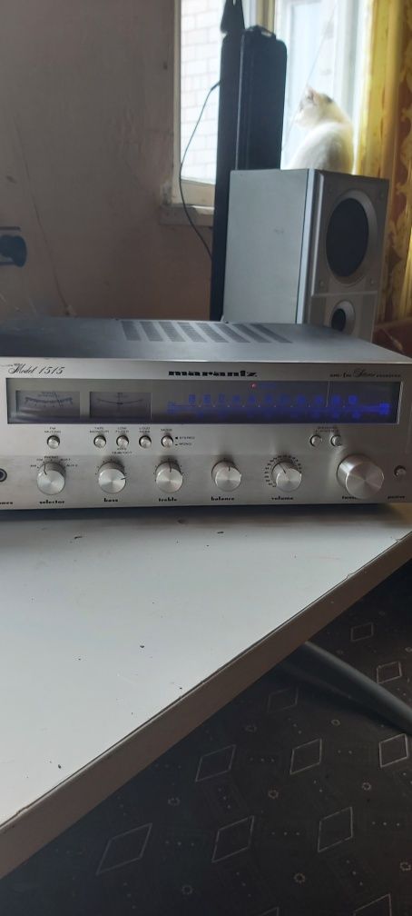 Колекційний  HI- FI ресівер підсилювач Marantz 1515 з колонками