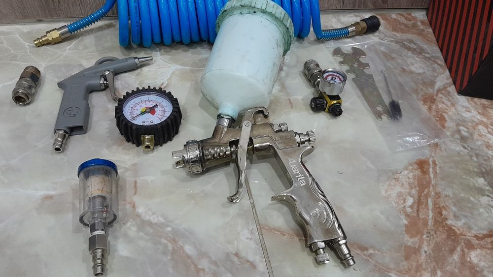 Краскопульт Aurita mp 500 +набір