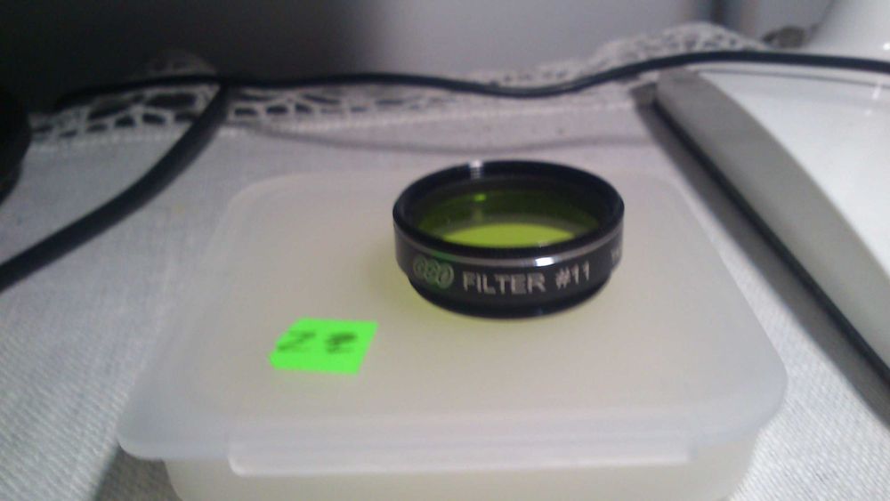 Filtr #11 zielono-żółty astronomia