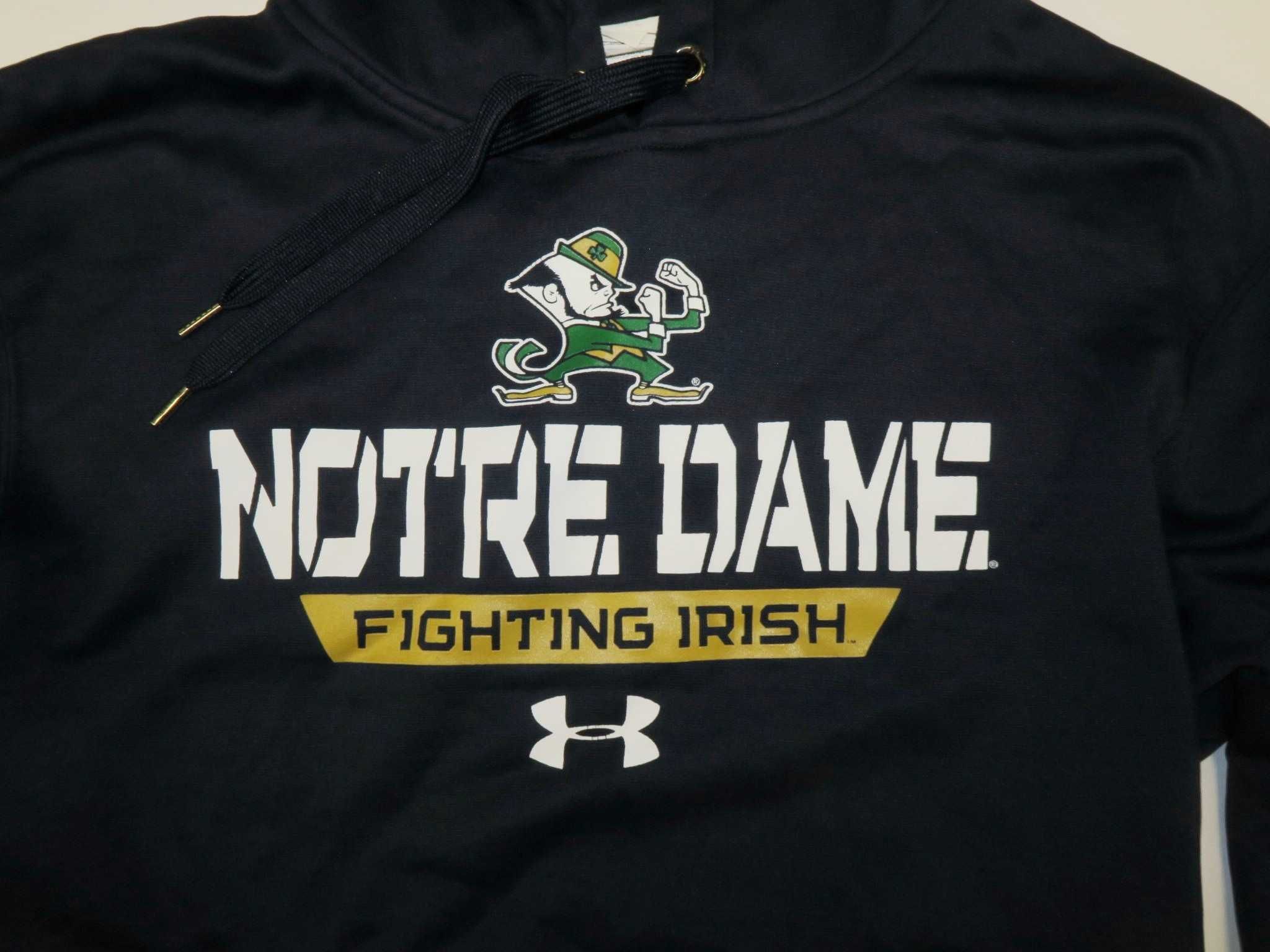 Under Armour Notre Dame fighting Irish bluza hoodie M/L