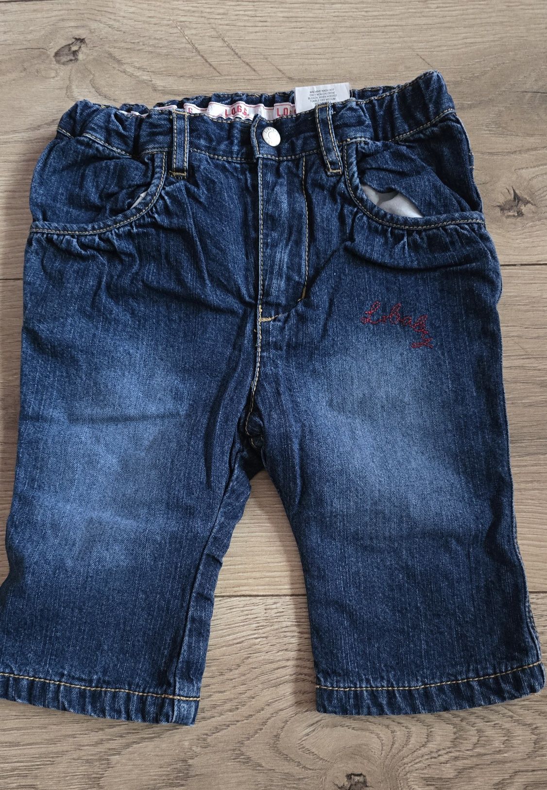 Jeansy niemowlęce r. 68 HM