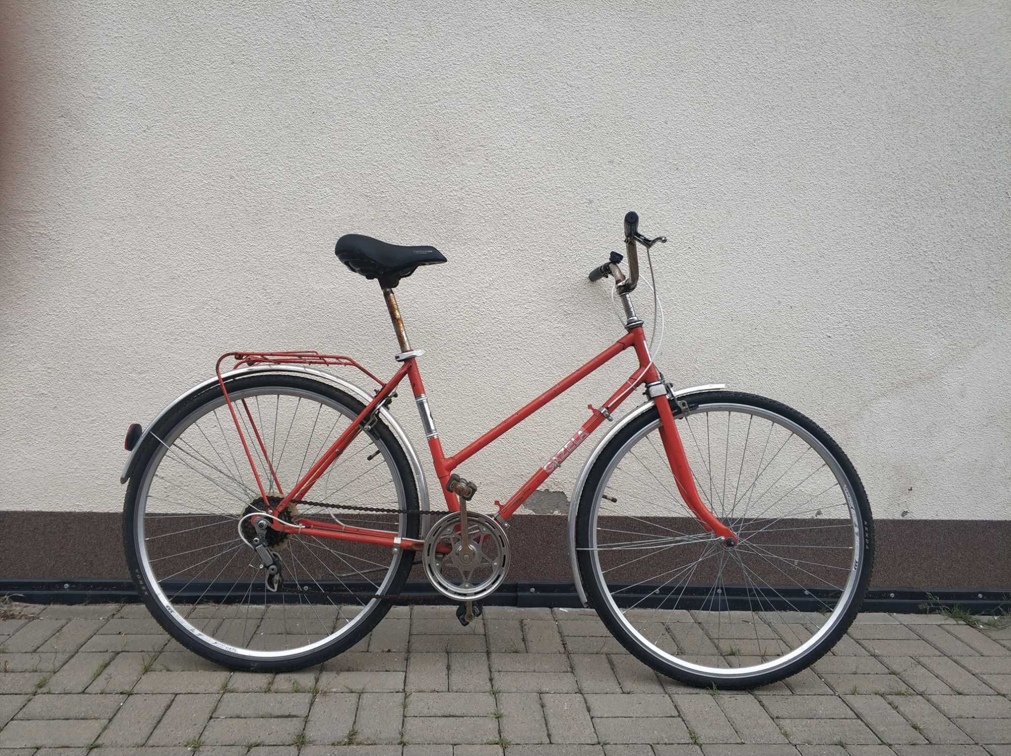Rower miejski Romet Gazela po remoncie nowoczesne komponenty b. lekki