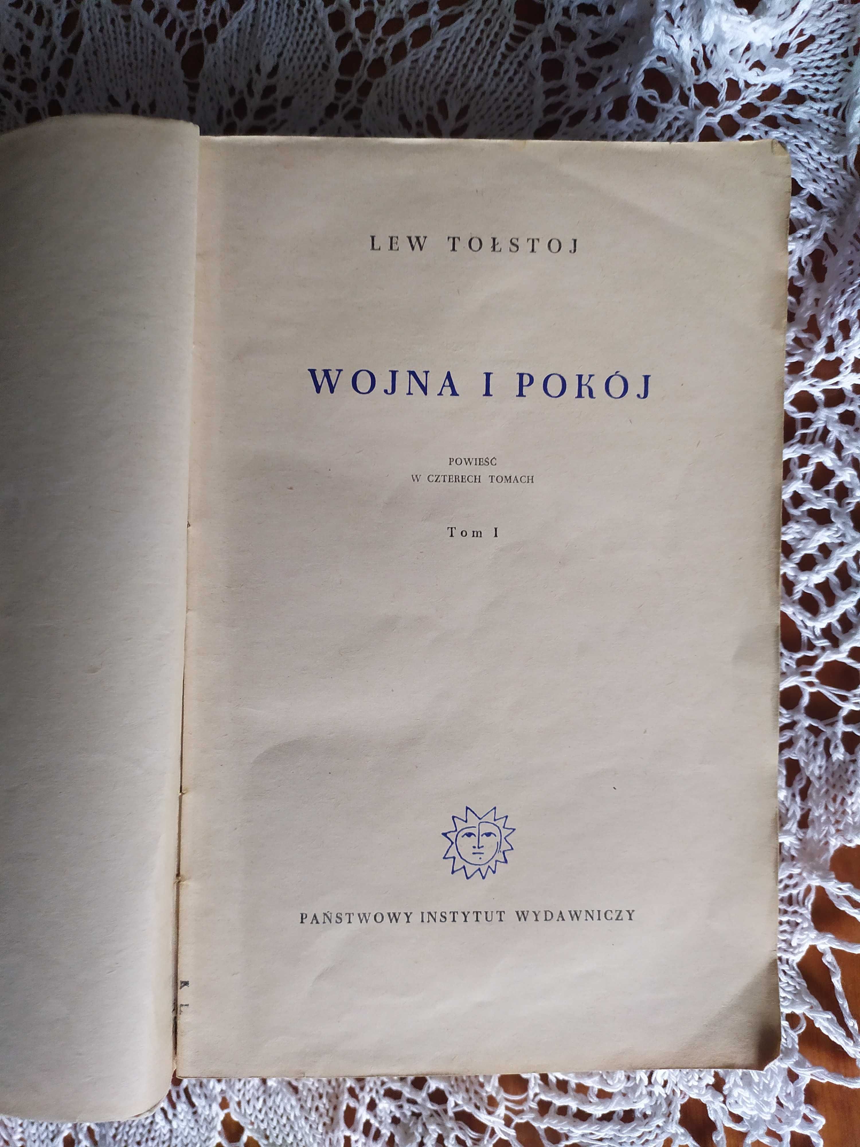 Wojna i pokój Lew Tołstoj 4 tomy, Wydanie 1962 rok