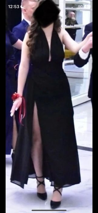 sukienka elegancka czarna