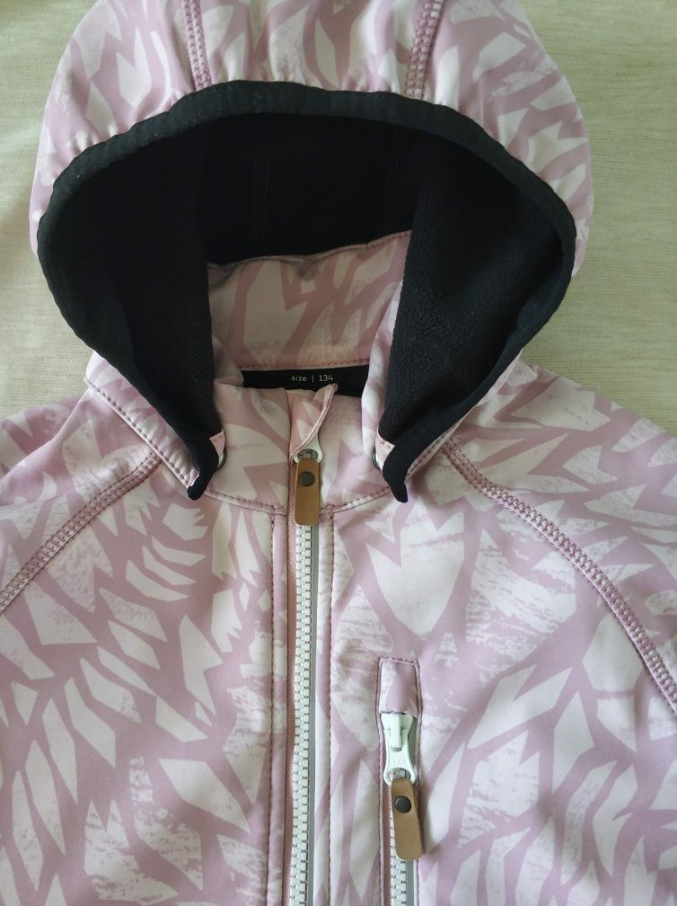 Куртка Reima softshell 134 р. девочке деми демисезонная рейма