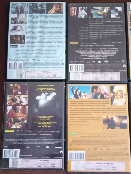 DVDs de filmes originais, lote 4, 10 un por 5€