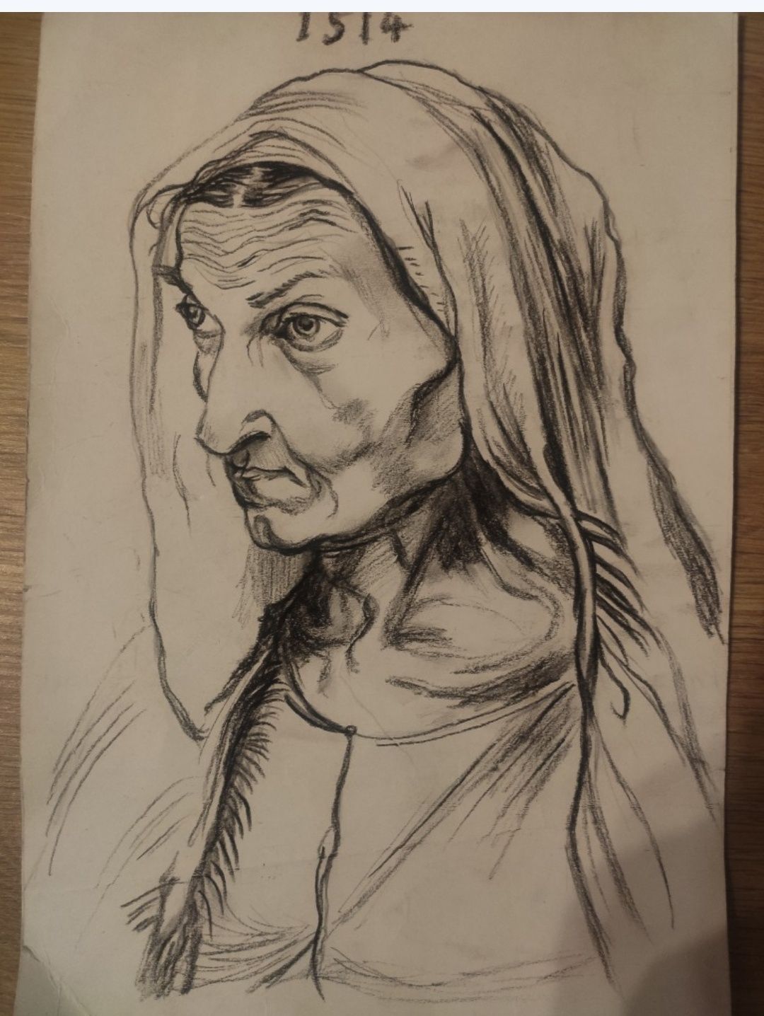 Portret matki Albrecht Durer kopia