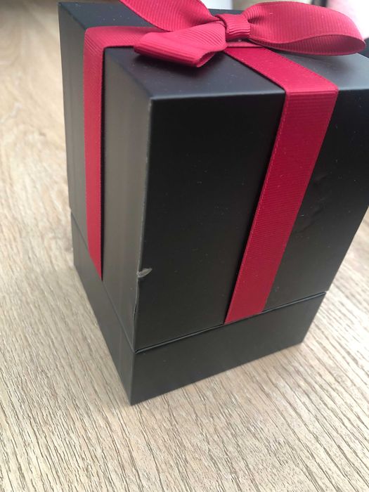 Zakonserwowana róża w pudełku ozdobnym, różowa