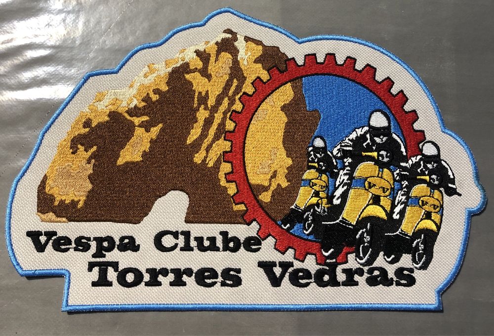 Patch bordado vespa clube