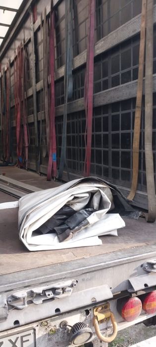 Брезент. Тент. Крыша полуприцепа