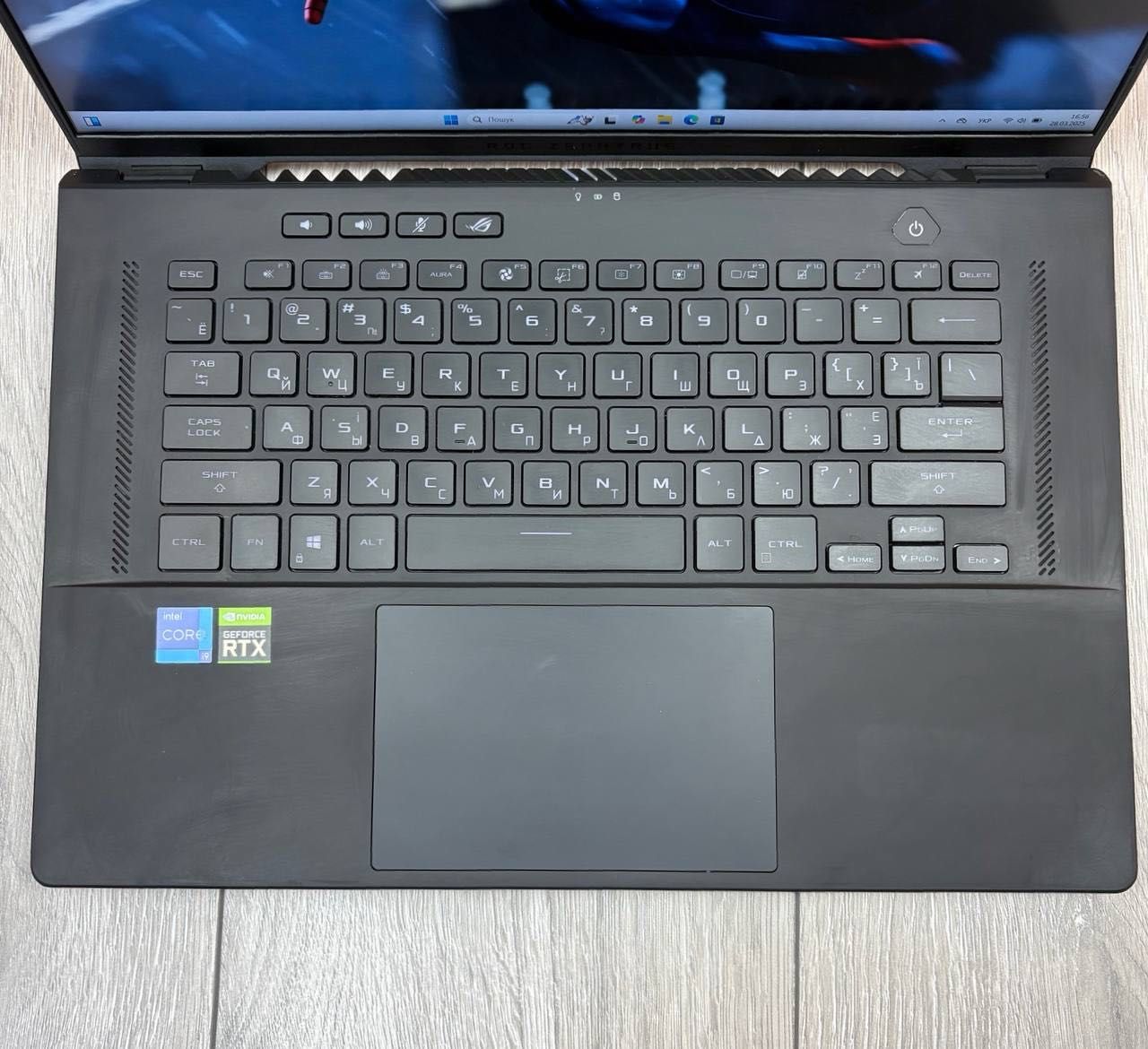 16’’ 2k 165Гц Asus Zephyrus M16/ RTX 3060 6gb /i9-11900H/512gb/16gb
