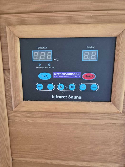 Sauna FIŃSKA + INFRARED 2w1 nowy piec 3kW 230v 220v zewnetrzna + DACH