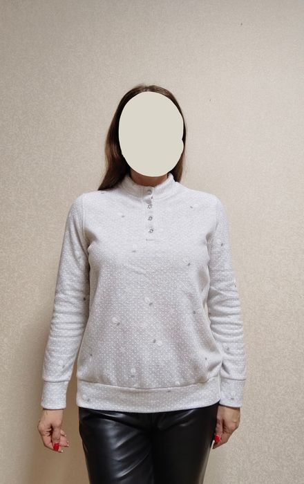 Кофта домашня на 4 гудзиках