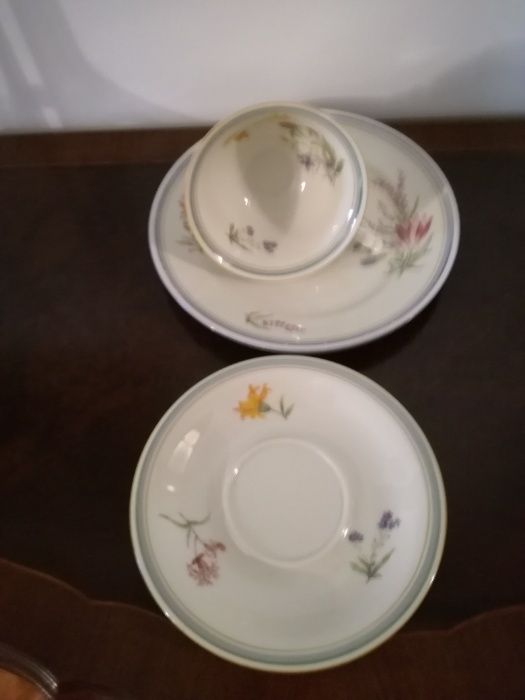 Chávena + Prato Bolo + Pires Porcelana Bavaria