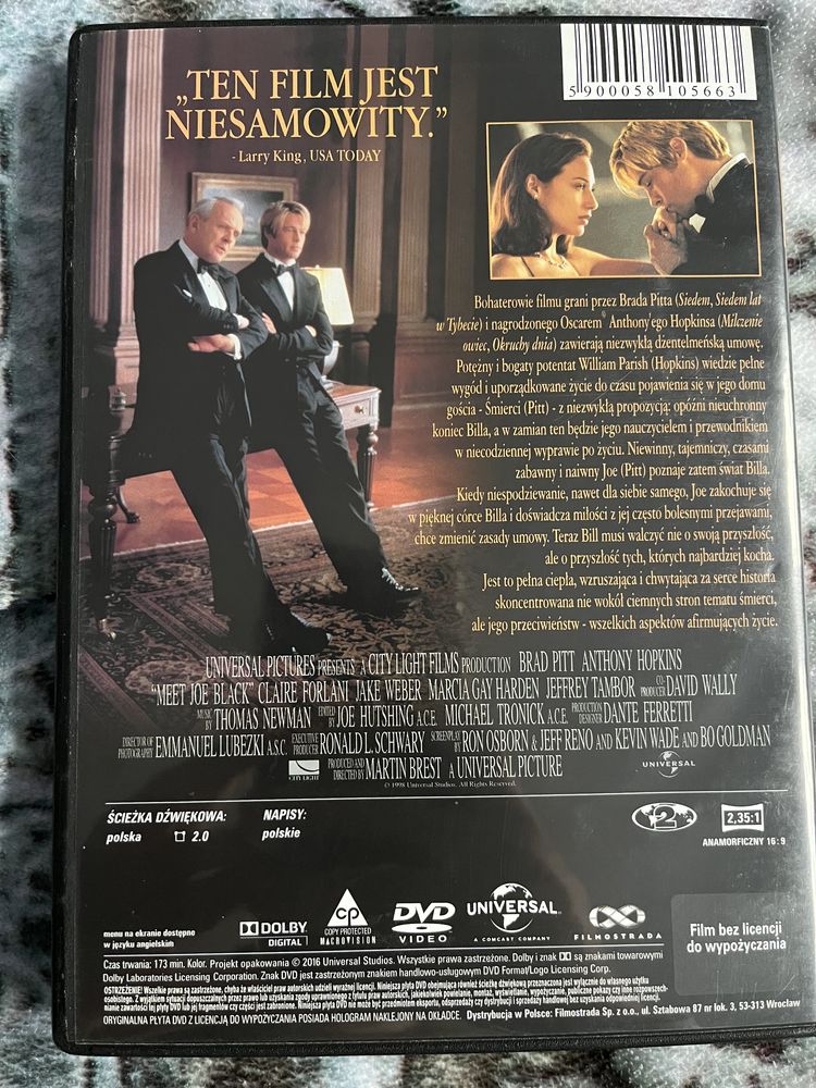 Joe Black dvd film