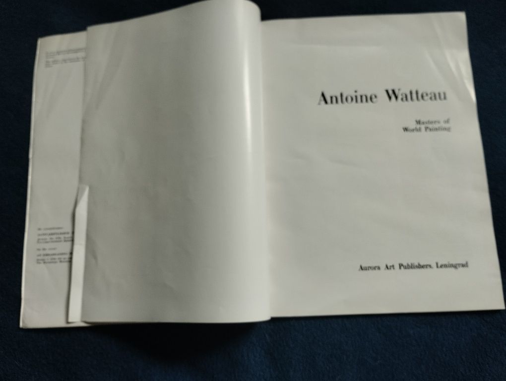 Antoine Watteau. Album o malarstwie