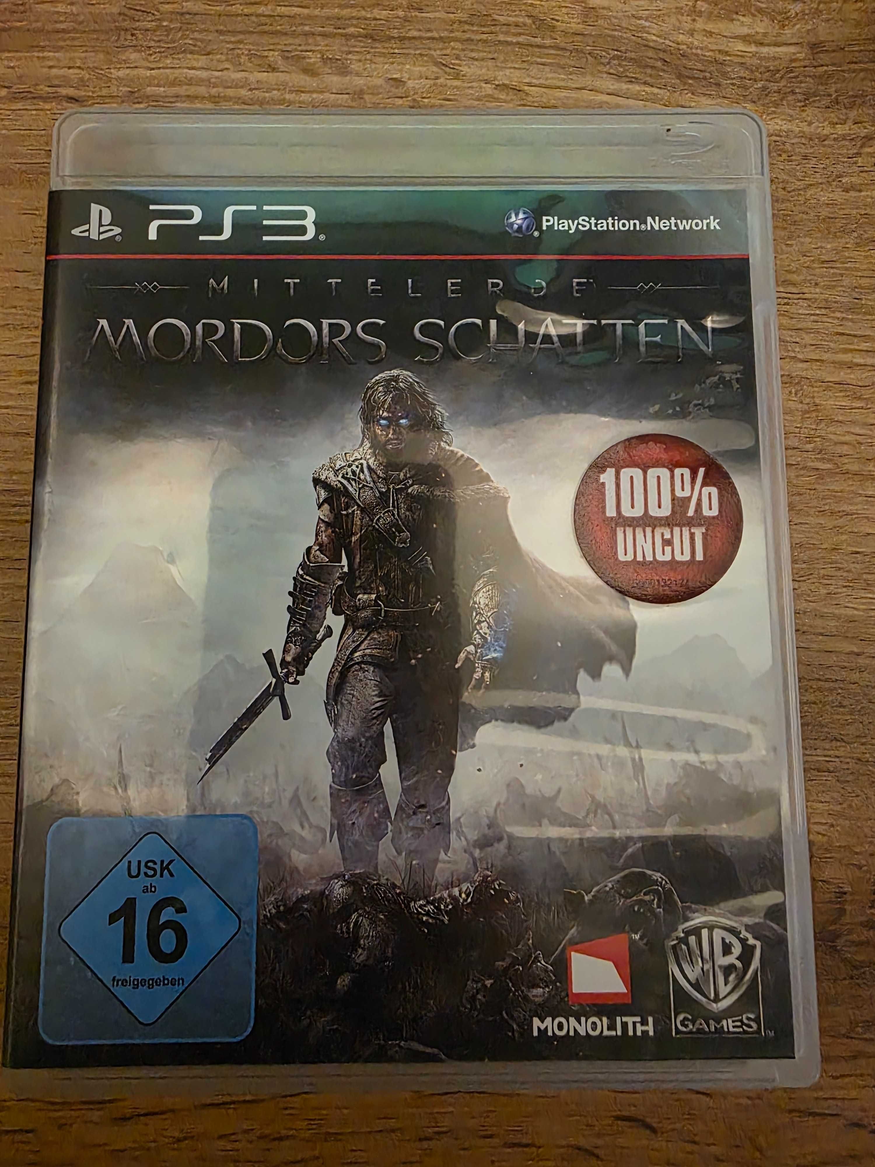Śródziemie Cień Mordoru Playstation 3 PS3