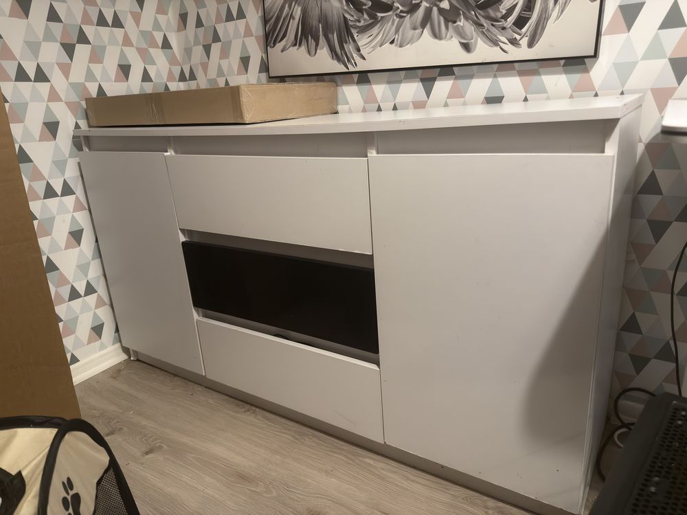 Komoda duża biała