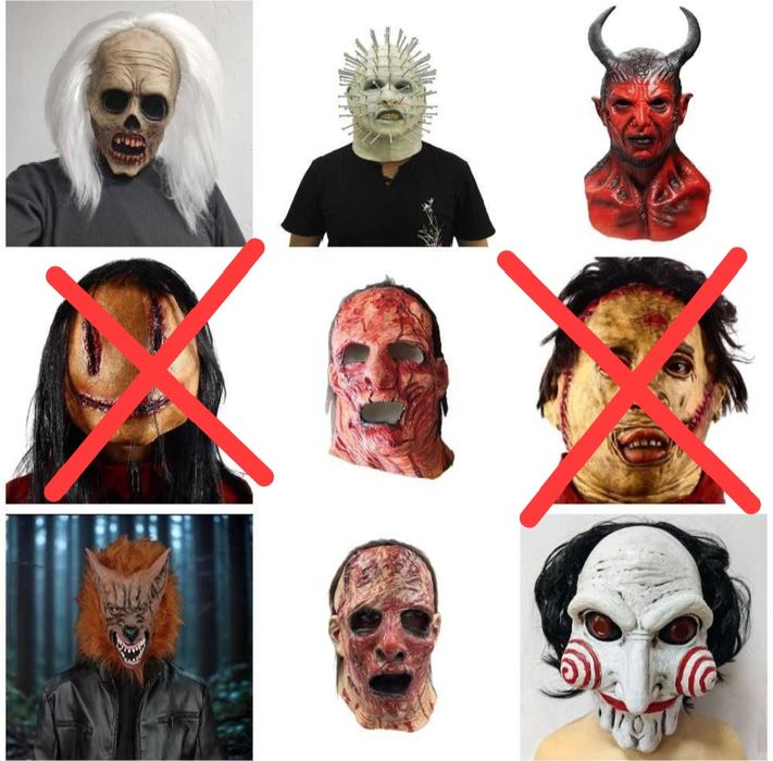 Карнавальная маска латекс латексная кукла билли джон крамер монстр