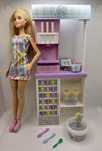Barbie Lodziarnia Zestaw Z Lalką Barbie Blondynka