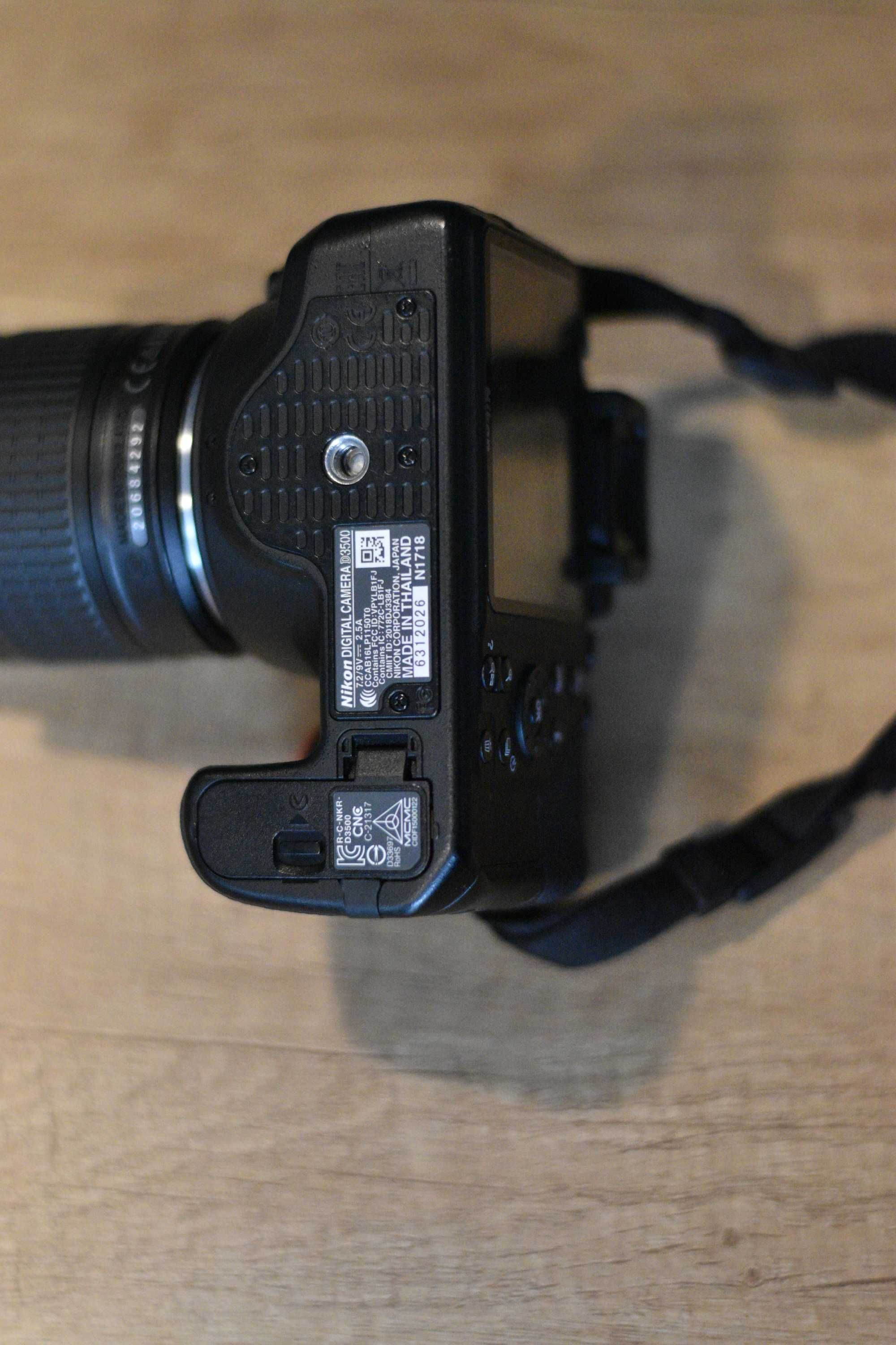 Nikon d3500 + obiektyw 18-55mm f/3.5-5.6