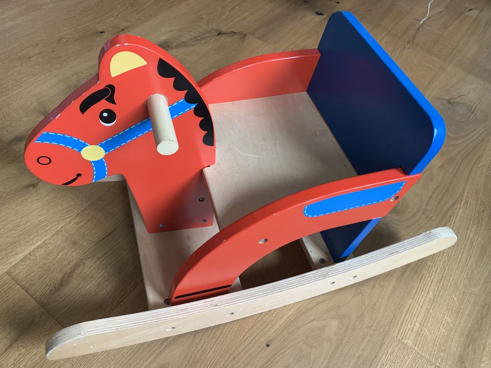 Konik na biegunach z siedziskiem Kids Wood