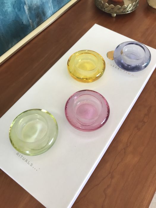 Porta velas em vidro - Vários modelos