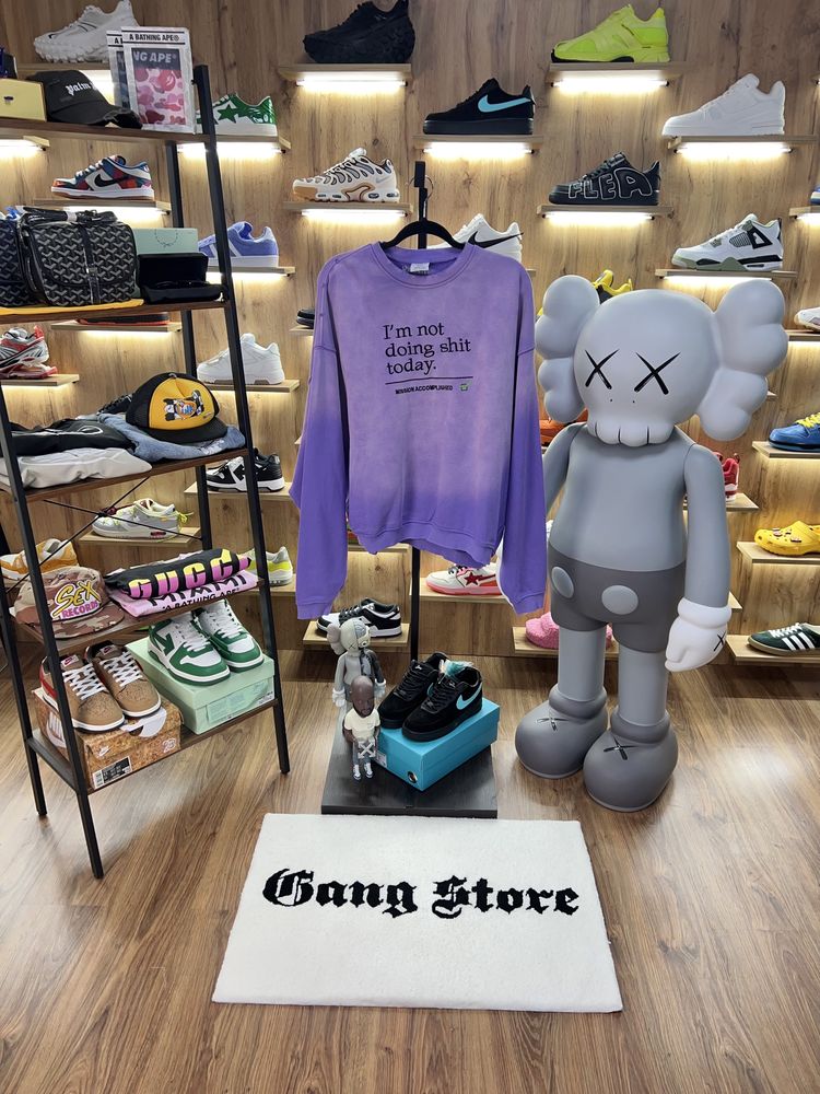Світшот Vetements “Not Doing Shit Today” Purple Washed