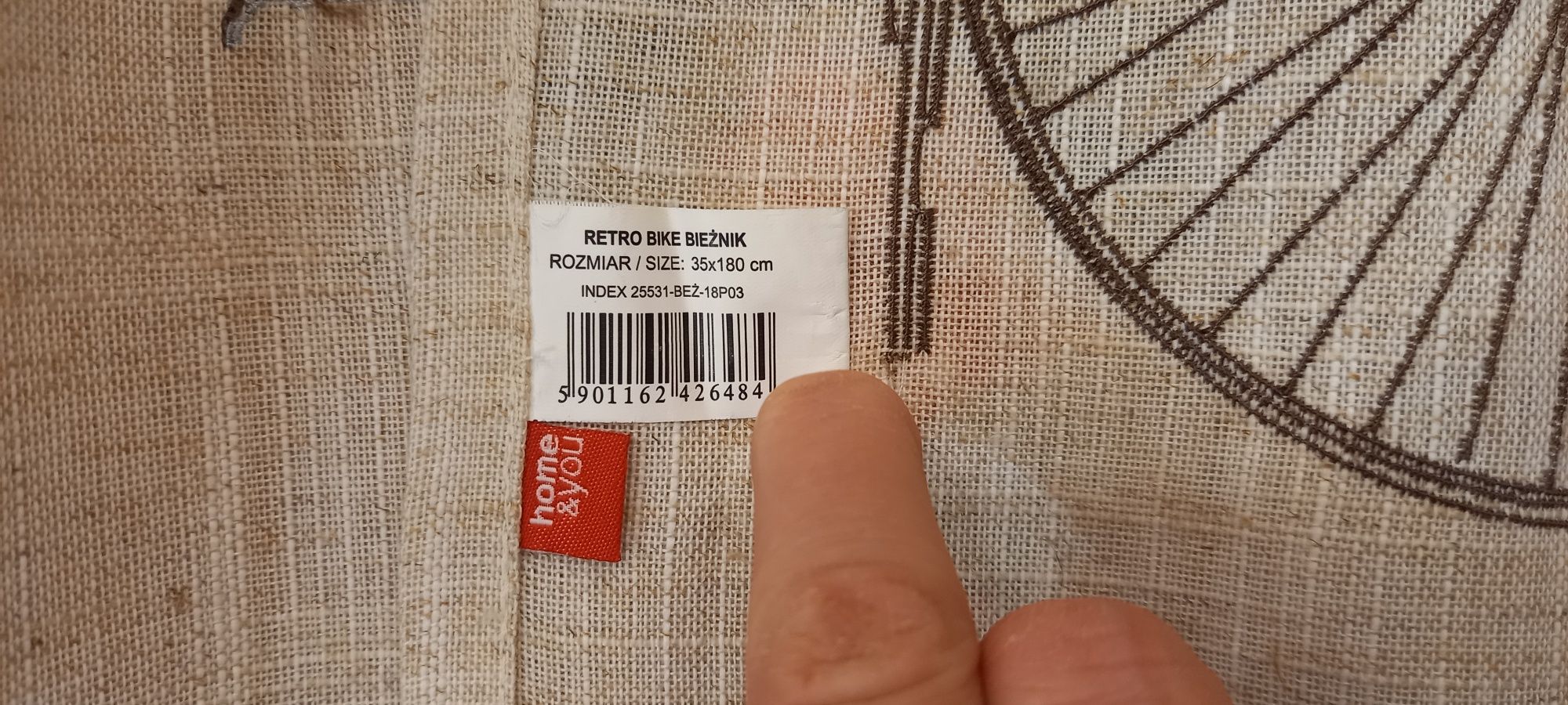 Nowy bieżnik z lnem