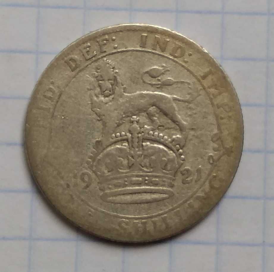 Великобритания 1 шиллинг, 1921 г
