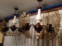 Lampa wisząca żyrandol  plus kinkiety
