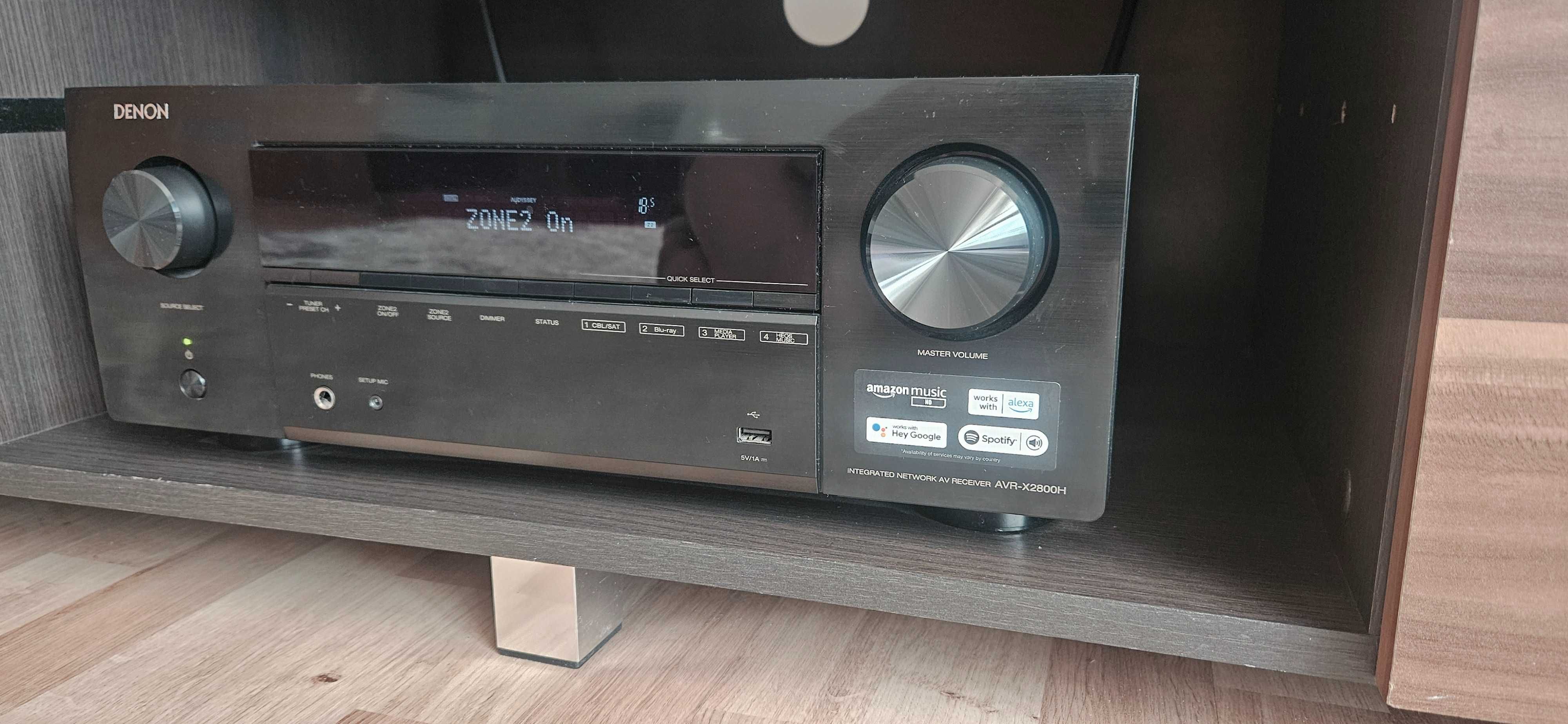Amplituner Denon AVR-X2800H Stan BDB Gwarancja Komplet