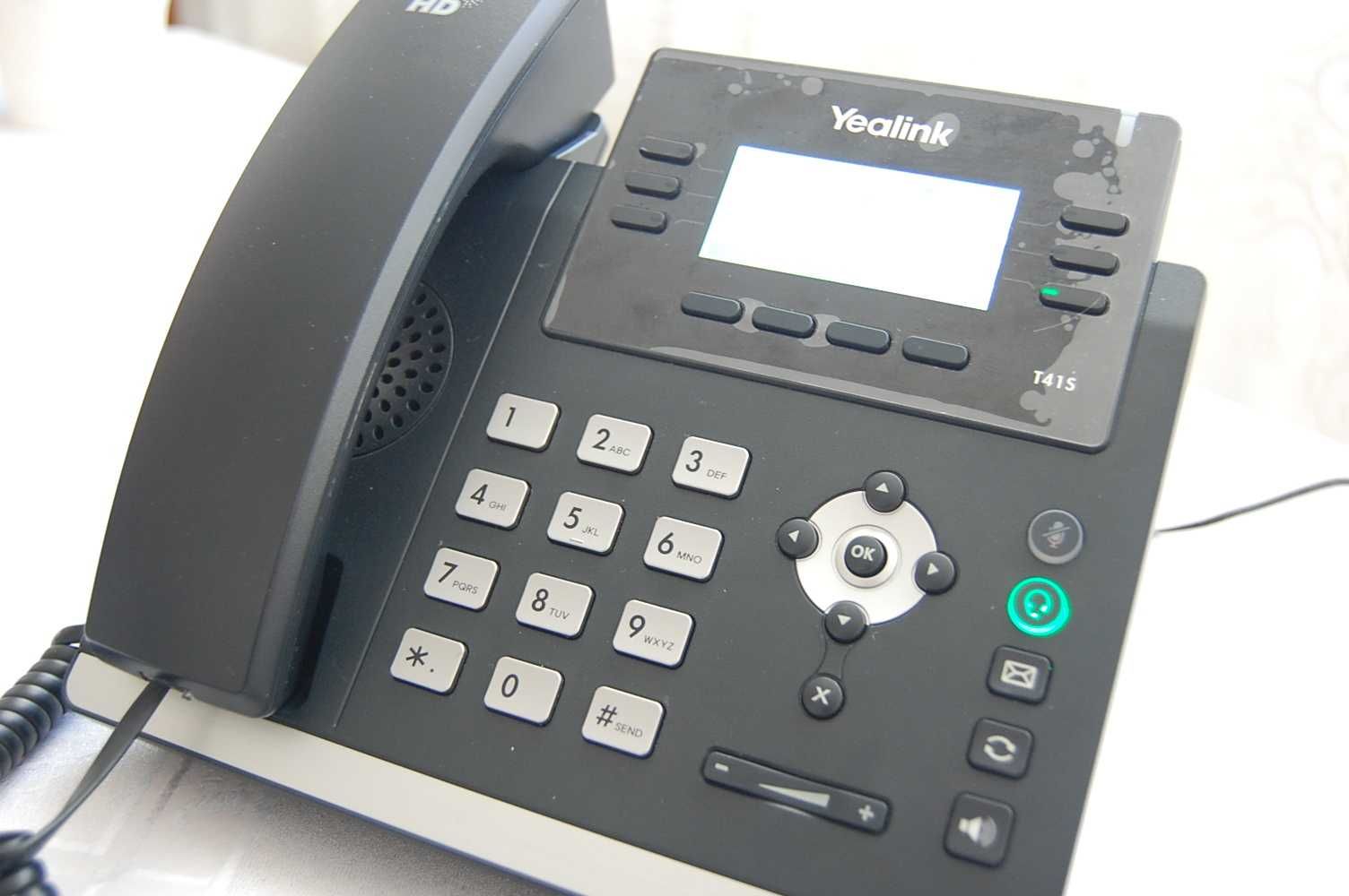 Telefon IP VoiP USB PoE TLS Yealink SIP-T41S pakiet minut, numer.