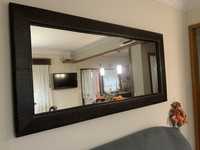Espelho de sala + aparador+ candeeiro de tecto