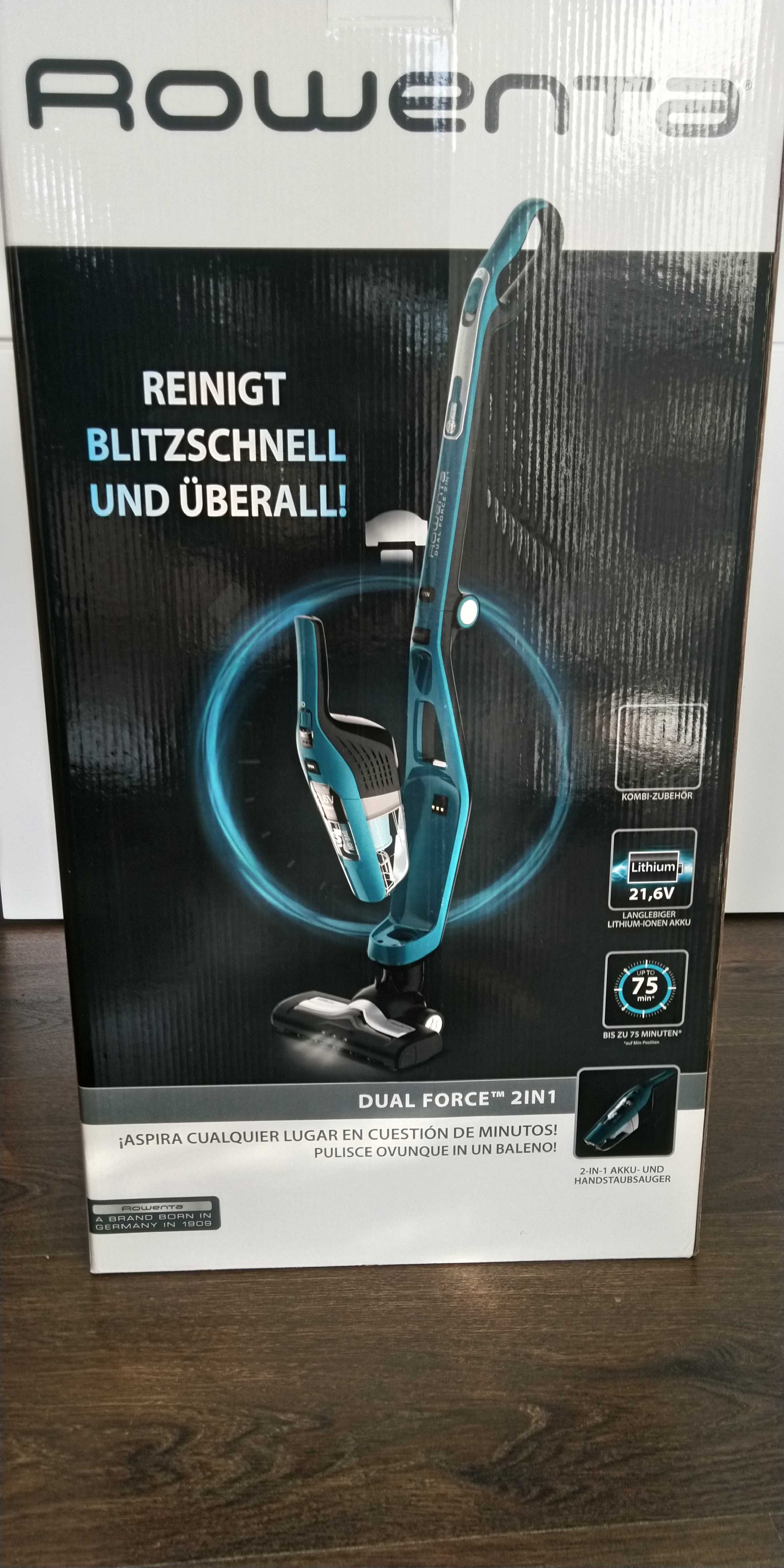 Aspirador Rowenta DUAL FORCE 2 EM 1 sminovo