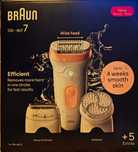 Depilator BRAUN Silk Epil SE7-060 Biało-różowy fabrycznie zapakowany