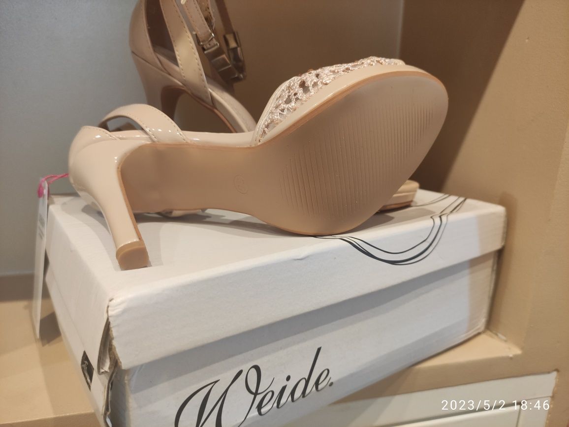 Buty sandałki 35 Weide przepiękne nowe