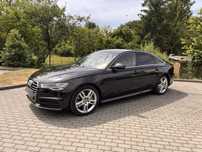 Audi A6 Piękne czarne Audi A6 Quattro diesel 2016r., stan IGŁA