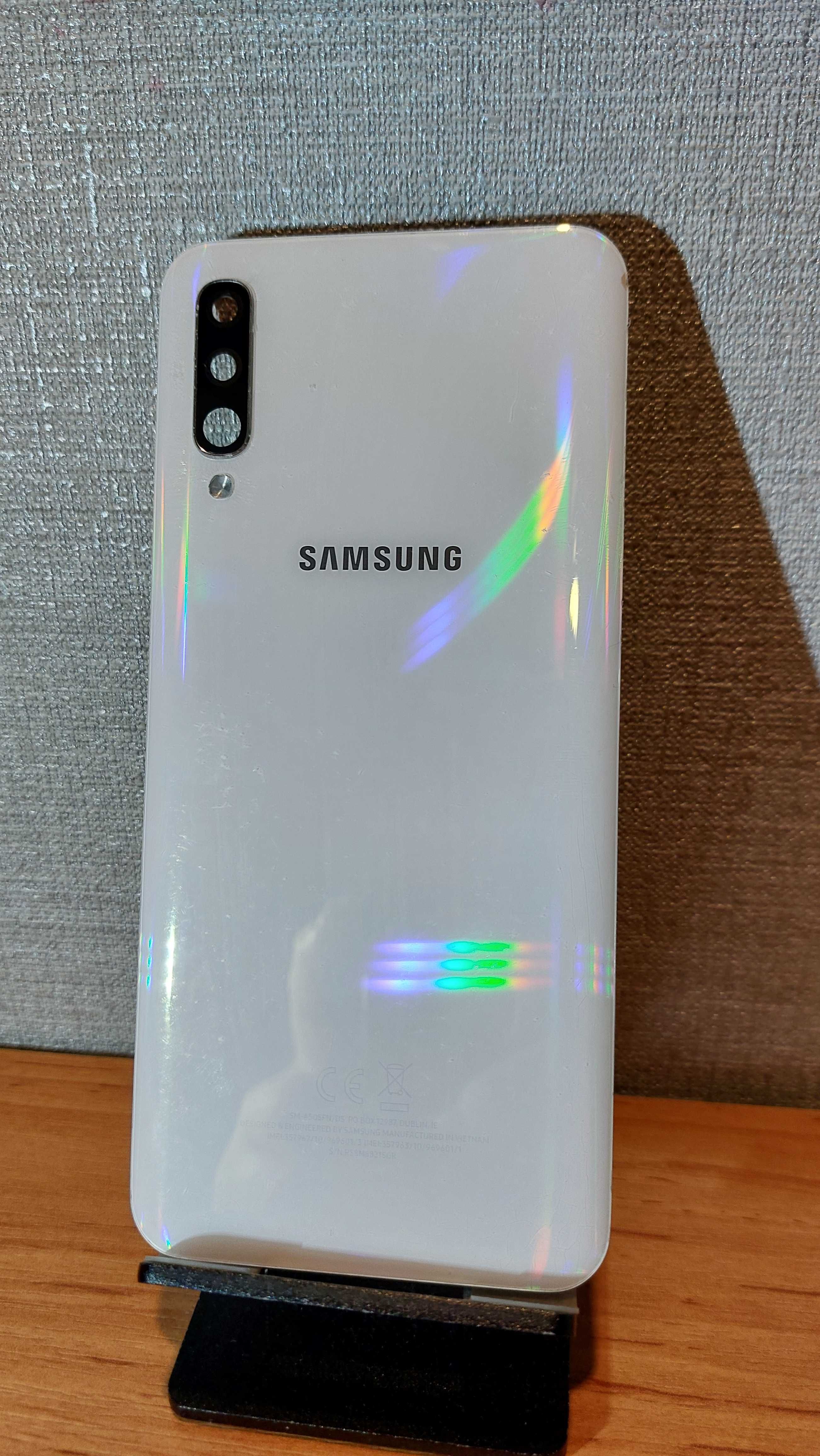 Samsung A50 Klapka baterii biała oryginalna w b. dobrym stanie