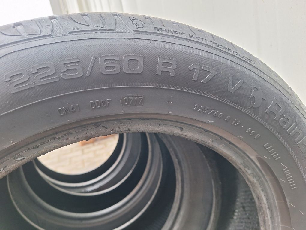 4 opony letnie Uniroyal 225/60/17 dobry stan
