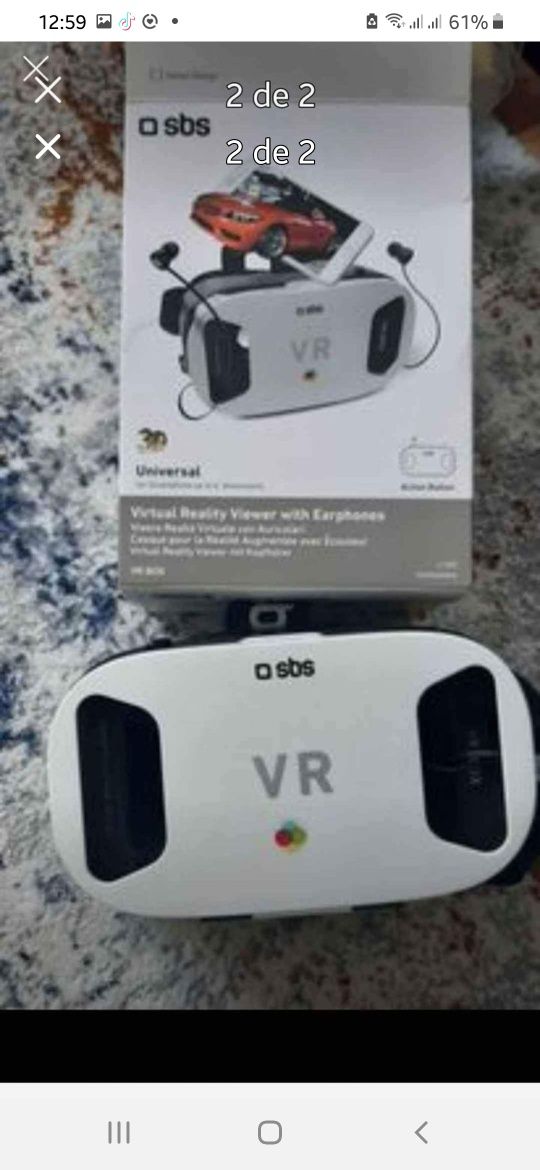 Óculos virtuais .