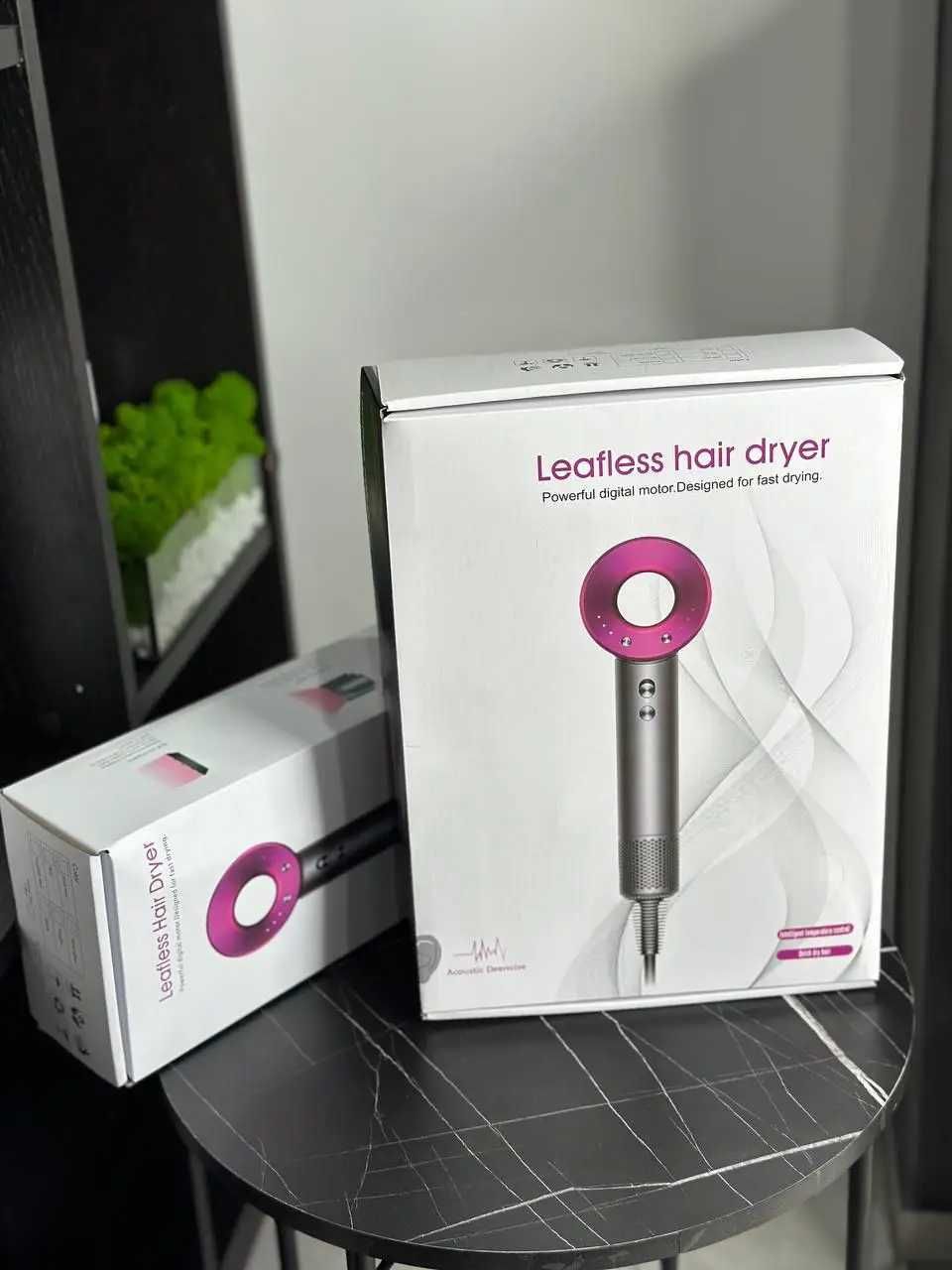 Фен Dyson Super Hair Dryer рожевий з іонізацією  5 насадок Є ціна Опт