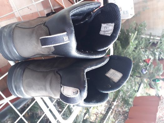 Buty Wycieczkowe -trekking meskie ze skory Nubbuck, Prawie nowe Nr.46